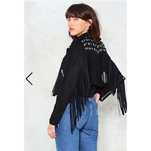 Fringe Suede Jacket💗